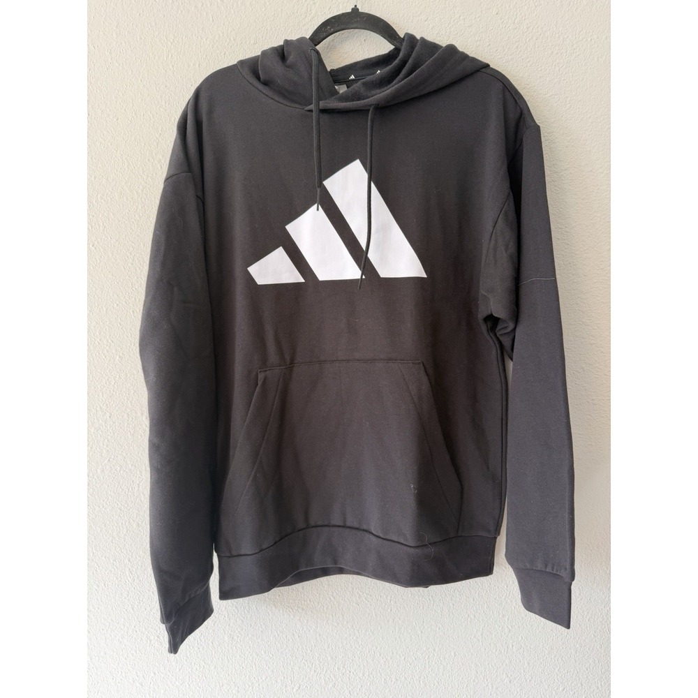 NWT Adidas Men's M BL Hoodie Multi Sports Black And White‎ Size Medium